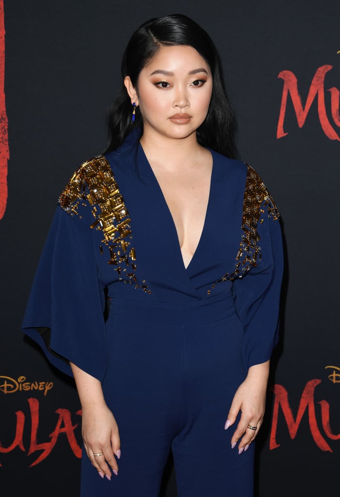 Lana Condor's Antonio Berardi Jumpsuit at the Mulan Premiere