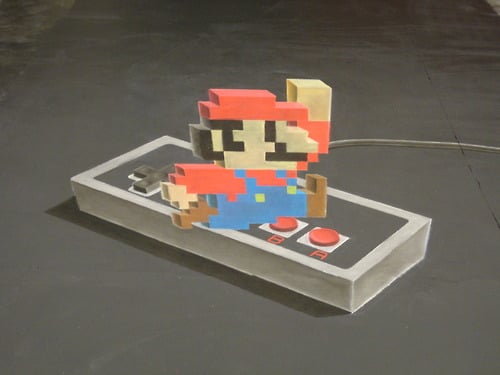 Super Mario 3d Art Video Popsugar Tech