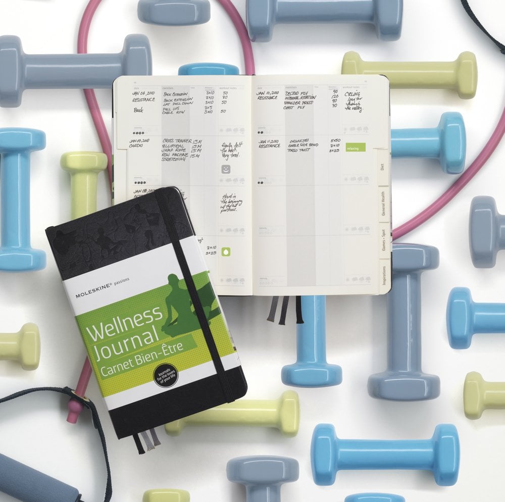 Moleskine Passion Wellness Journal Best Fitness Journals POPSUGAR