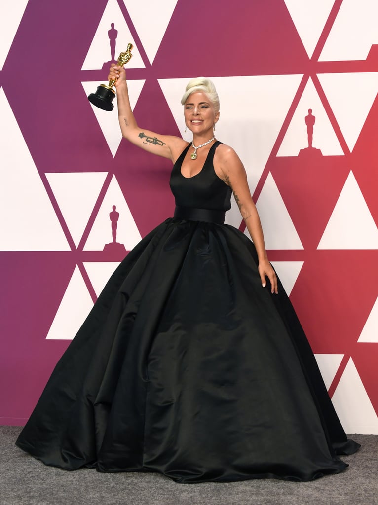 Lady Gaga At The 2019 Oscars Popsugar Celebrity