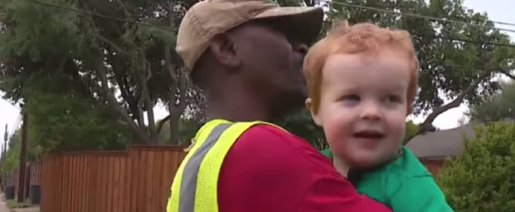 Little Boy Says Goodbye to His Best Friend the Garbage Man