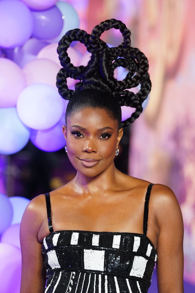 Gabrielle Union Defies Gravity With Massive Braid Flower