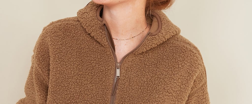 Cozy Sherpa Hoodie From Old Navy | Editor Review