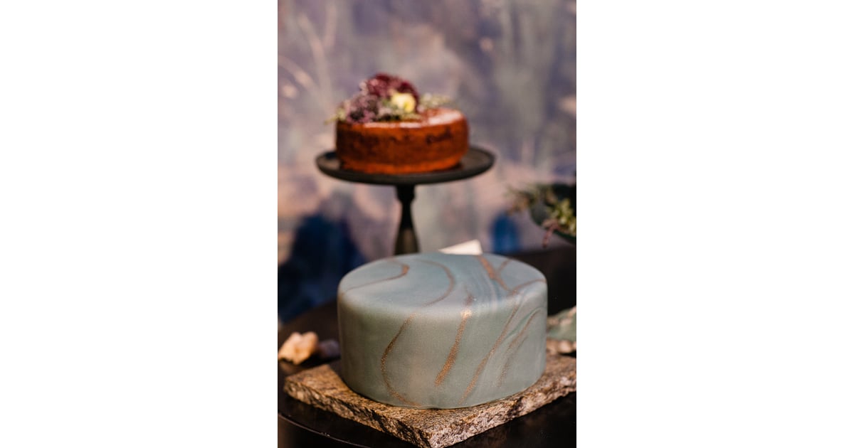 This cake combines both classic and modern elements with ...