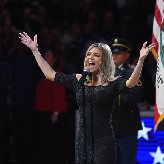 Fergie Singing National Anthem at NBA All-Star Game 2018