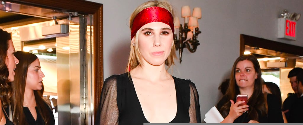 Zosia Mamet's Black Wedding Dress