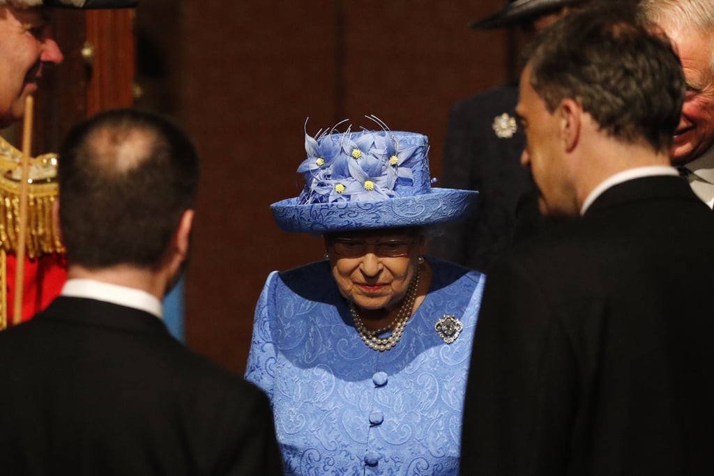 Queen Elizabeth II's EU Flag Hat