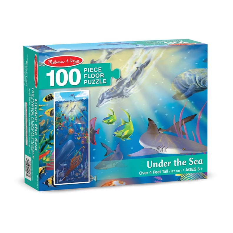 Melissa and Doug Under the Sea Jumbo Floor Puzzle 100pc