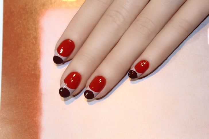 Modern Half Moon Nail Art Diy Popsugar Beauty I think by now it safe to say that i am a nail art addict.