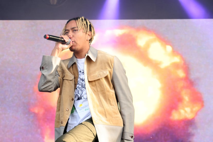 NEW YORK, NEW YORK - SEPTEMBER 25: Cordae performs during the 2021 Governors Ball Music Festival at Citi Field on September 25, 2021 in New York City. (Photo by Taylor Hill/Getty Images for Governors Ball)