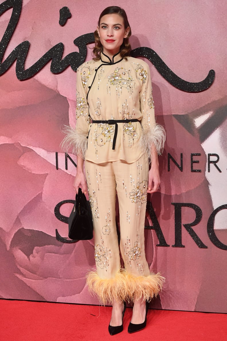 Alexa Chung Wore One of the Sets to the The British Fashion Awards in 2016
