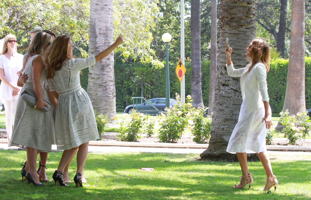Jessica Alba and Cash Warren at a Friend's Wedding in LA