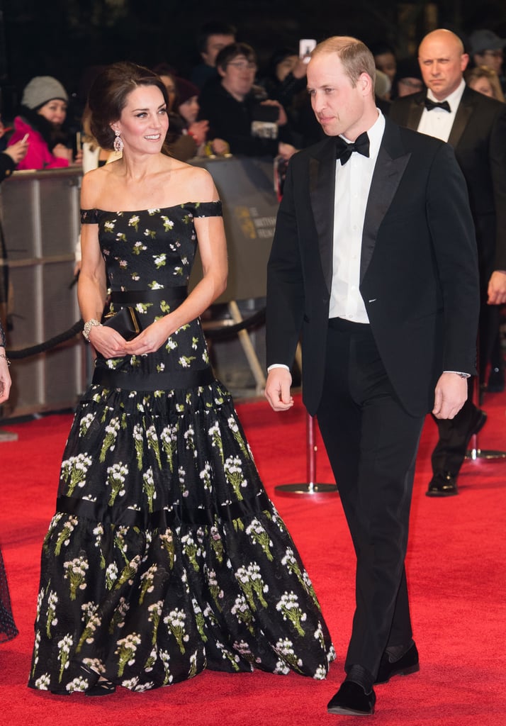 Prince William and Kate Middleton at the BAFTA Awards