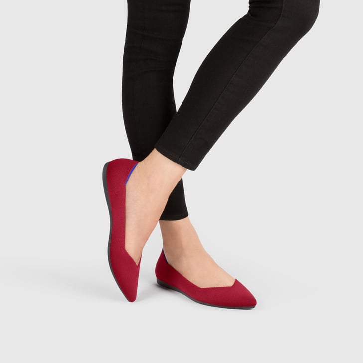 Rothy's Chili Red Flats Most Comfortable Shoes For Women 2019
