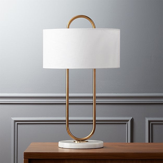 CB2 Warner Table Lamp Gift Ideas For Workplace POPSUGAR Smart
