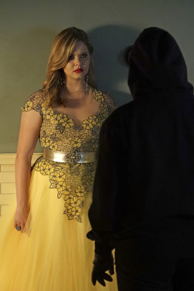 Ali (Sasha Pieterse) is confronted by "A."