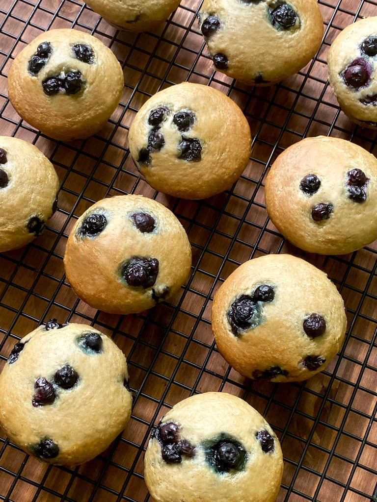 Refined-Sugar-Free, Vegan Blueberry Muffins
