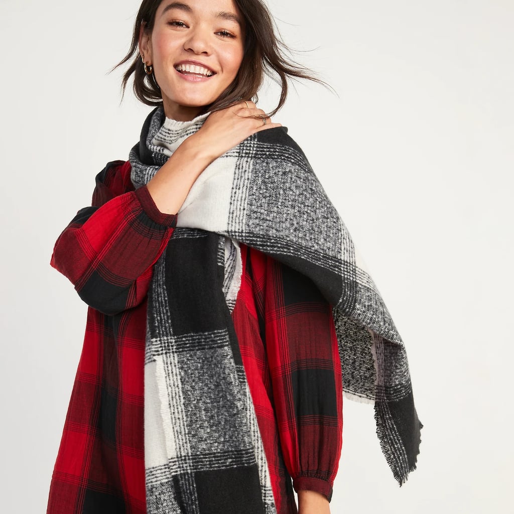 Old navy top plaid swing dress
