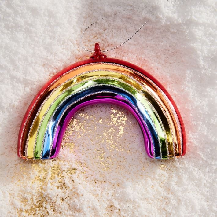 Glass Rainbow Ornament