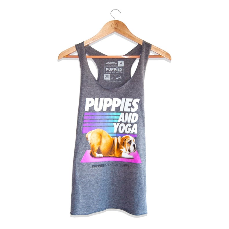 Puppies & Yoga tank