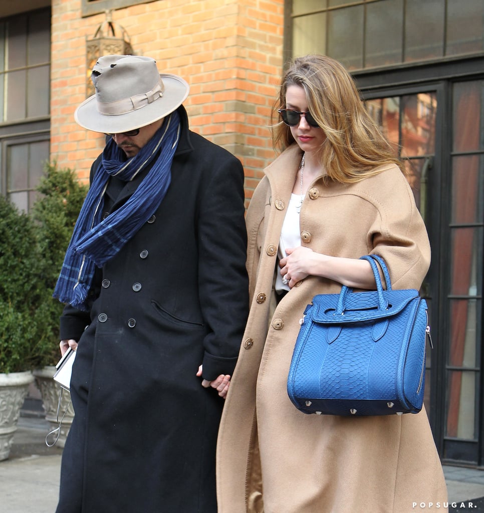 Johnny Depp and Amber Heard Wear Rings in NYC | Pictures