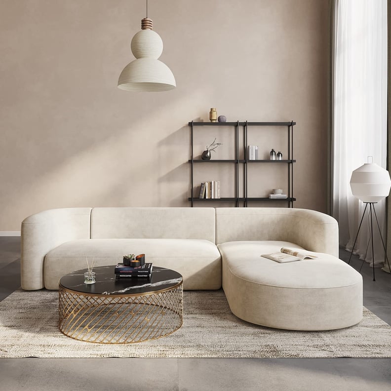 For the Living Room: A Curved Sectional