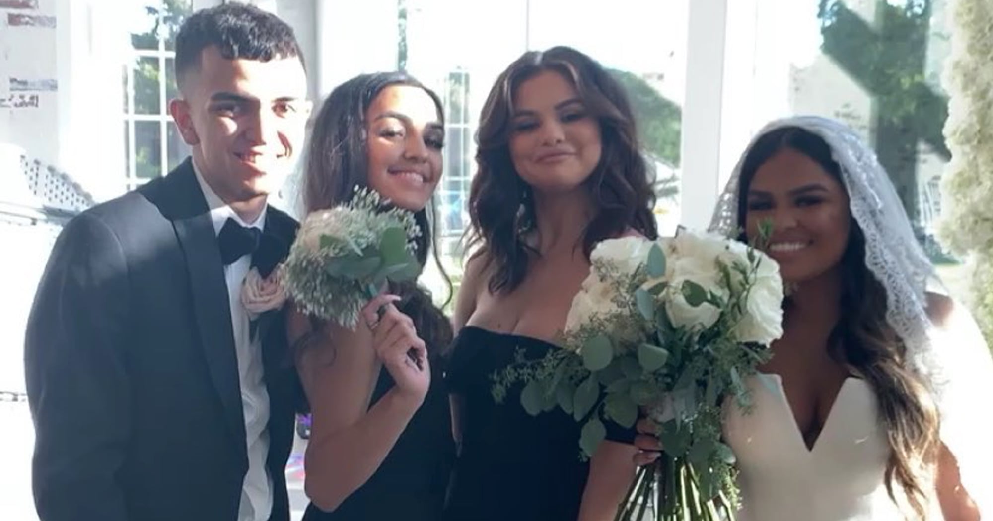 Selena Gomez s Black Bridesmaid Dress PS Fashion