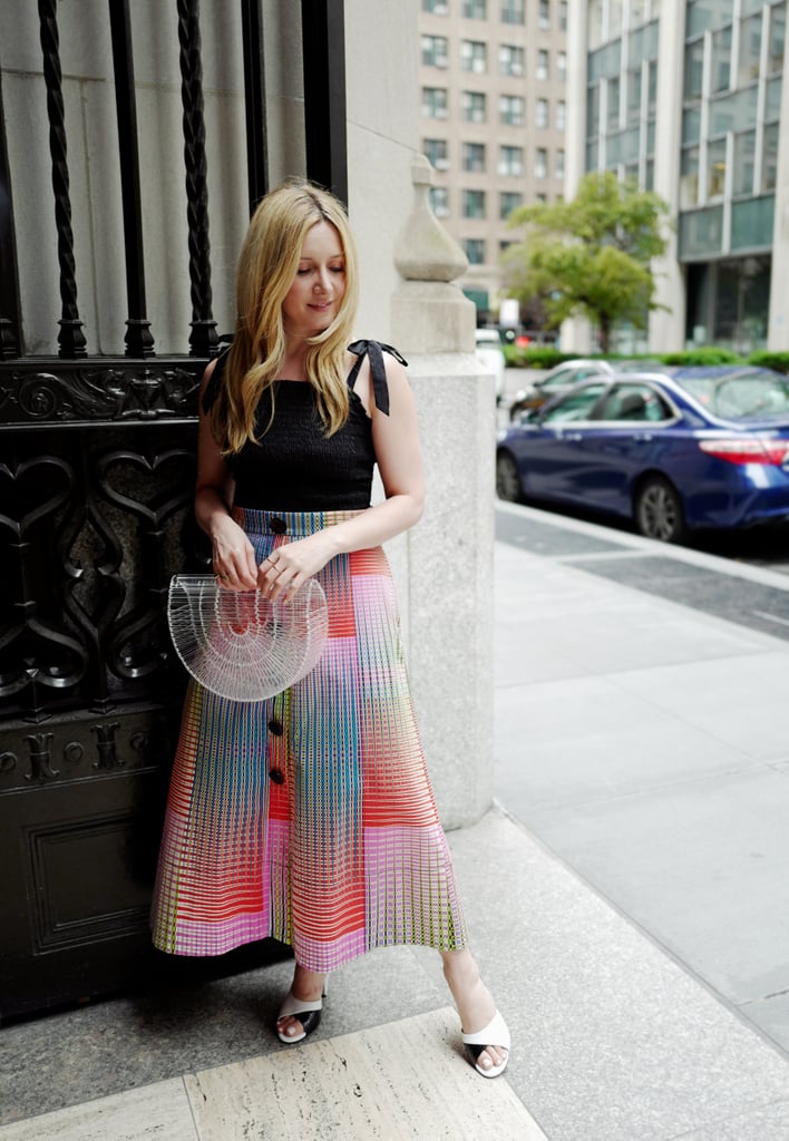 The Outfit Formula: A Smocked Tank + A-Line Midi Skirt
