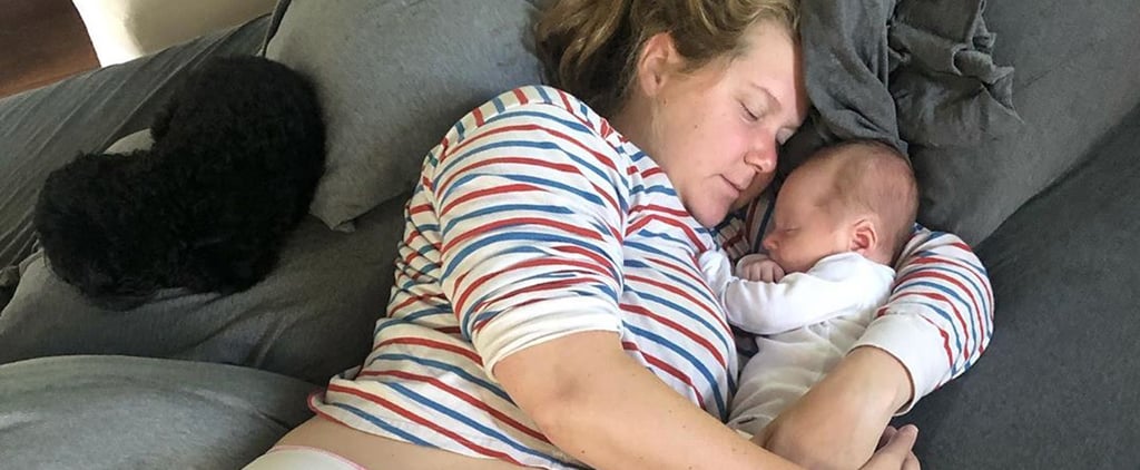 Amy Schumer's Instagram Photo of Mesh Maternity Underwear
