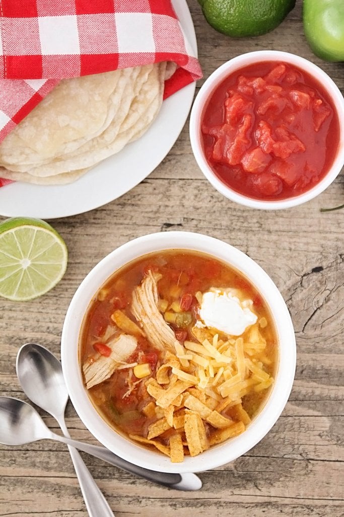 Instant Pot Chicken Tortilla Soup