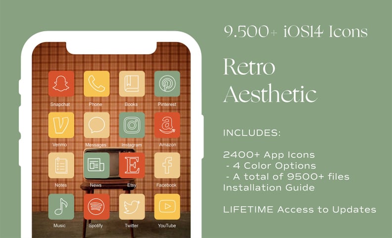 Retro TikTok App Icon Pack