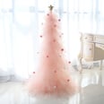 These Gorgeous Tulle Christmas Trees Come in Different Shades of Pink and Look Like Ballerina Skirts