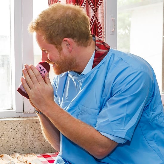 Prince Harry at Children's Hospital in Nepal 2016