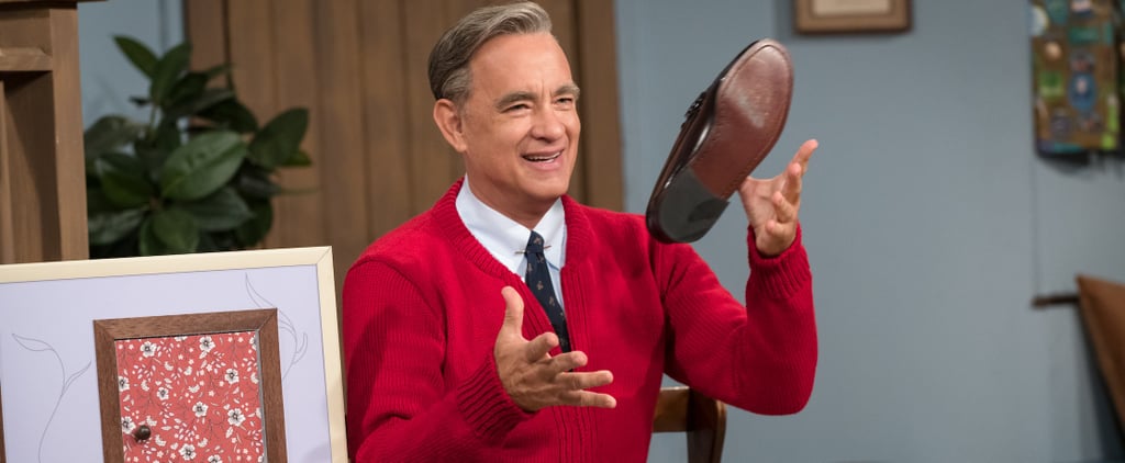 Photos of Tom Hanks as Mister Rogers