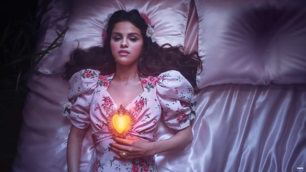 Selena Gomez's Pink Rodarte Dress in De Una Vez Music Video