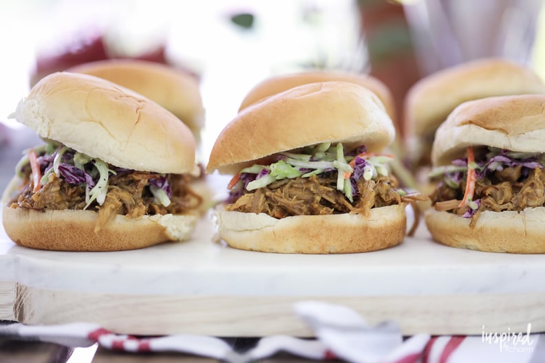 Pulled Pork Sliders With Sweet Mustard Marinade