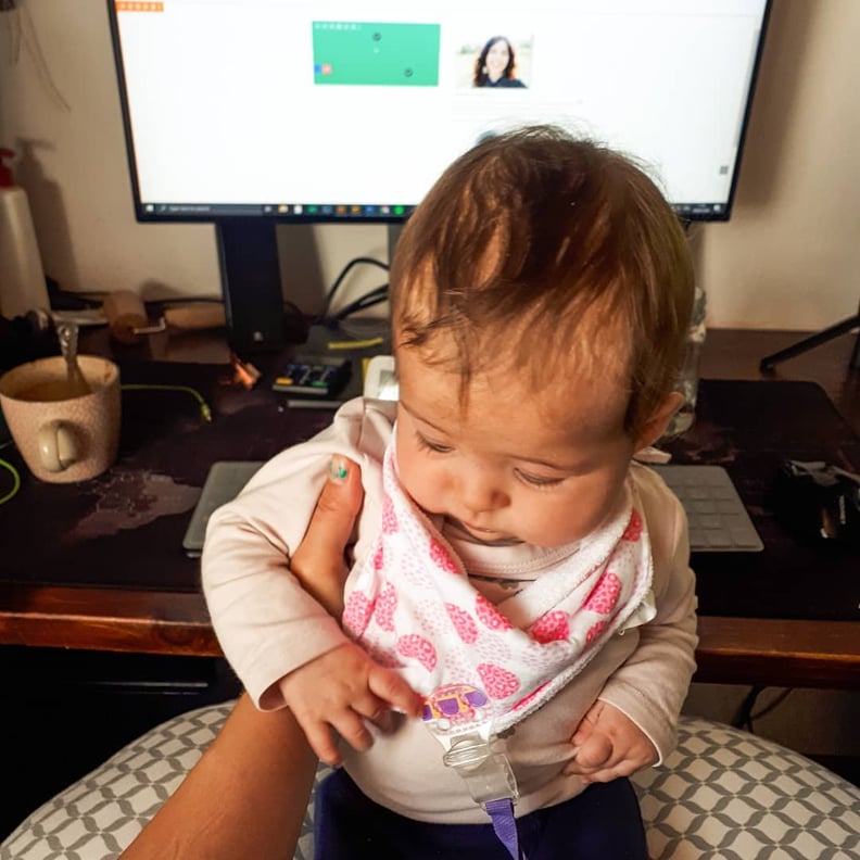 This Kid Who Wanted to Set Up Shop Right on Mom's Desk