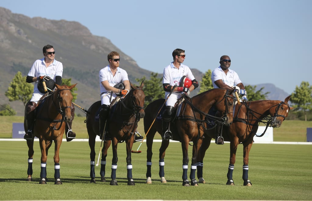 Prince Harry at Sentebale Royal Salute Polo Cup 2015