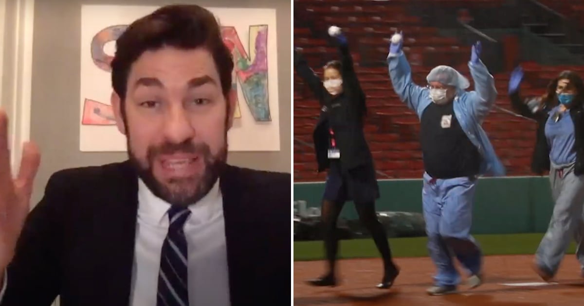 John Krasinski Surprised Healthcare Heroes on Some Good News | PS Celebrity