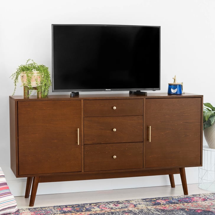 Midcentury Modern Wood TV Console Best Target Living Room Furniture With Storage POPSUGAR