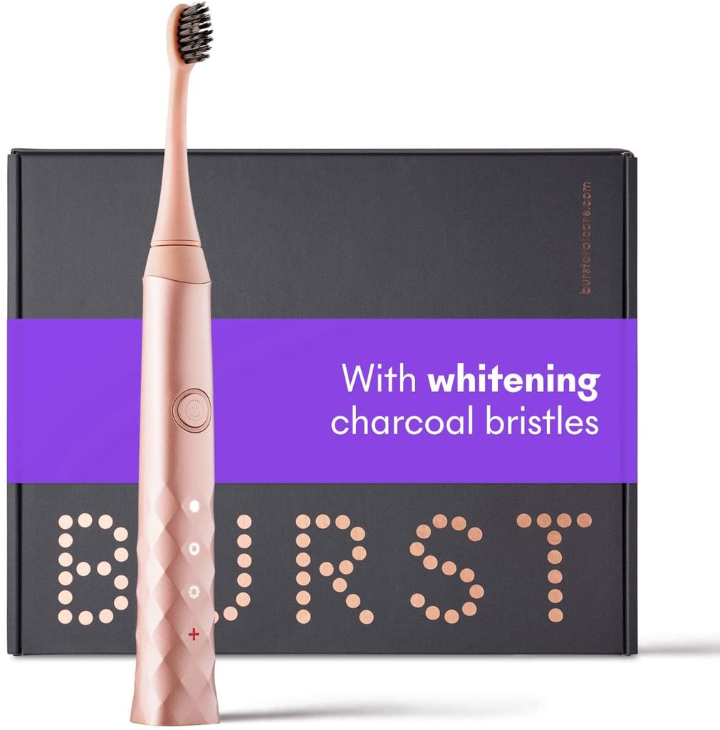 Burst Electric Toothbrush with Charcoal Sonic Toothbrush Head Gift Set, Special Edition Rose Gold