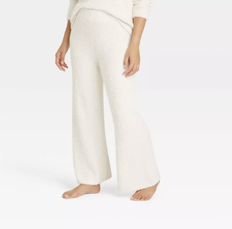 For the Lounge-Lover: Stars Above Cozy Feather Yarn Wide Leg Pants