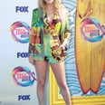 Taylor Swift's Teen Choice Awards Outfit Was Bold, but Her Sexy Orange Heels Were on Another Level