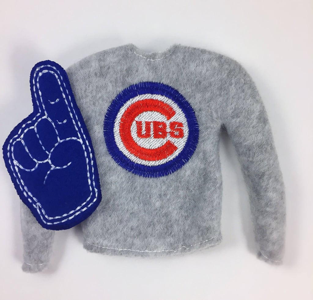 Chicago Cubs Elf on the Shelf Sweater