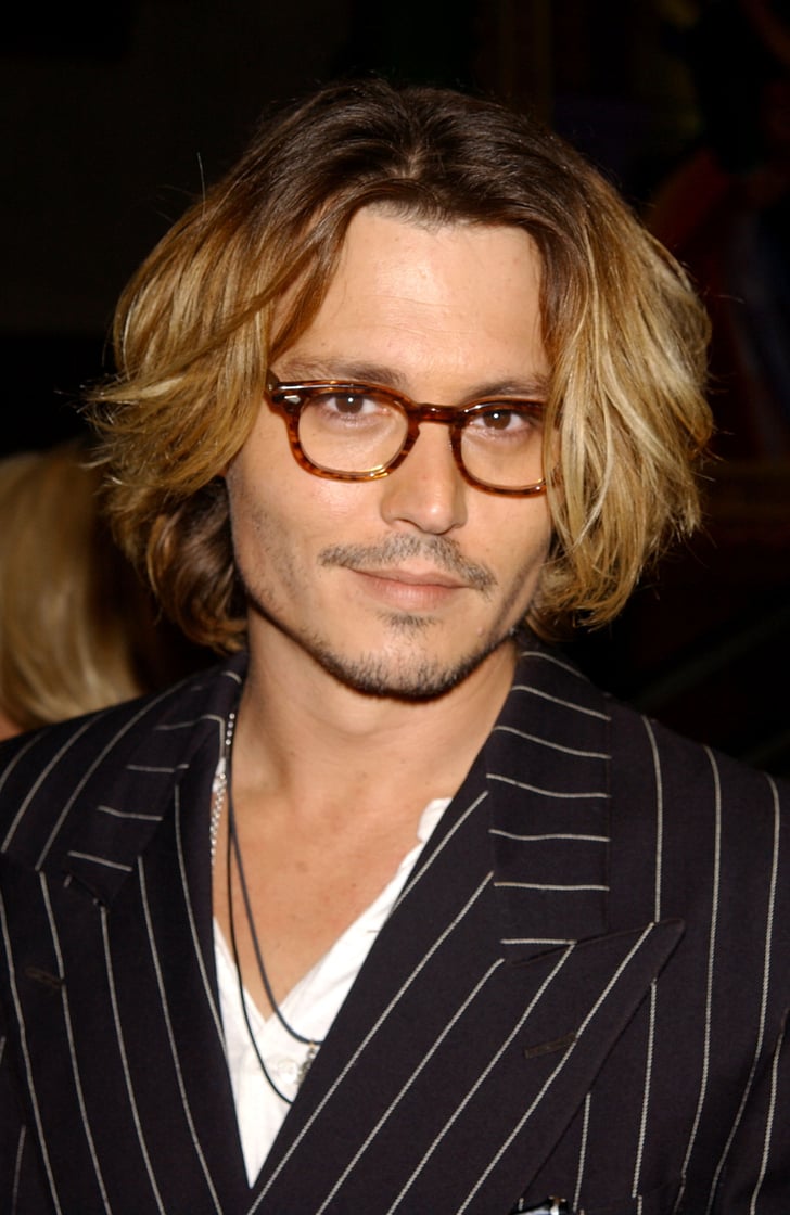 Johnny Depp | Male Celebrities who have Long Hair | POPSUGAR Beauty