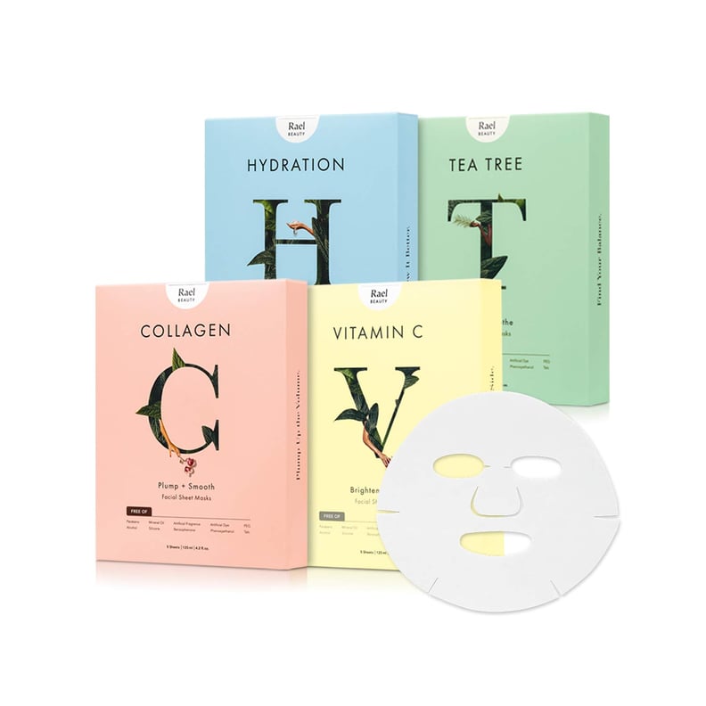 A Sheet Mask Set: Rael Beauty Face Mask Sheets