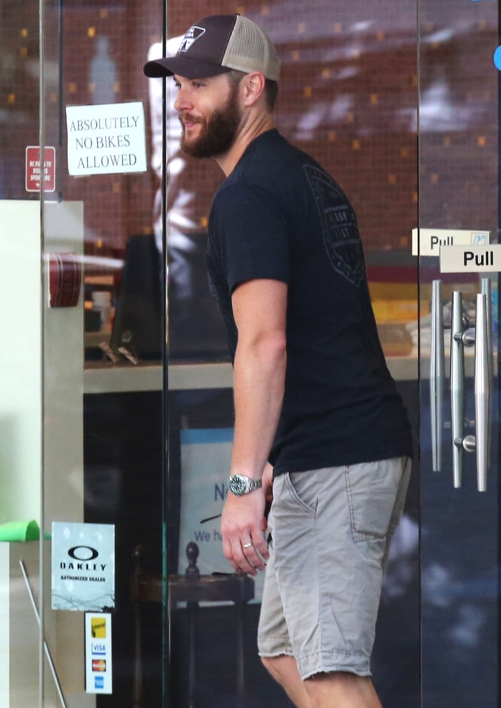 Jensen Ackles With a Beard in Vancouver