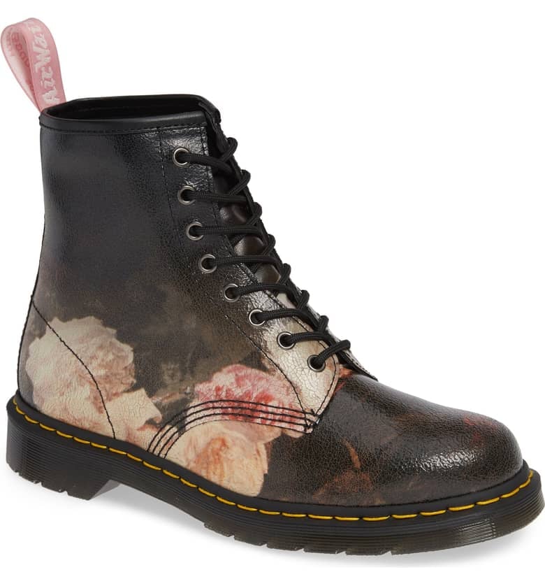 dr martens 1460 floral boots
