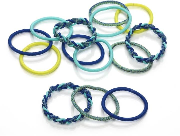 Scunci Braided Mixed No Damage Hair Tie Set 19 Stocking
