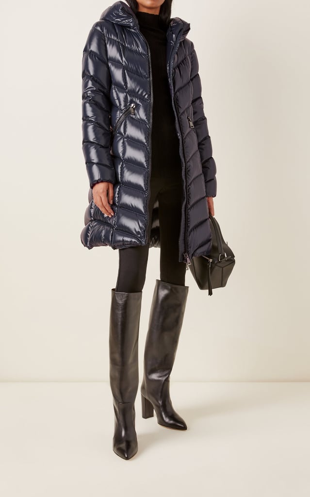 moncler long puffer coat womens
